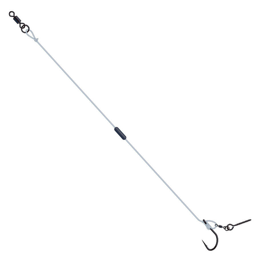 

Карповый поводок DAM MAD Touchdown Fluorocarbon Stiff Rig 25lb длина 18см крючок №4