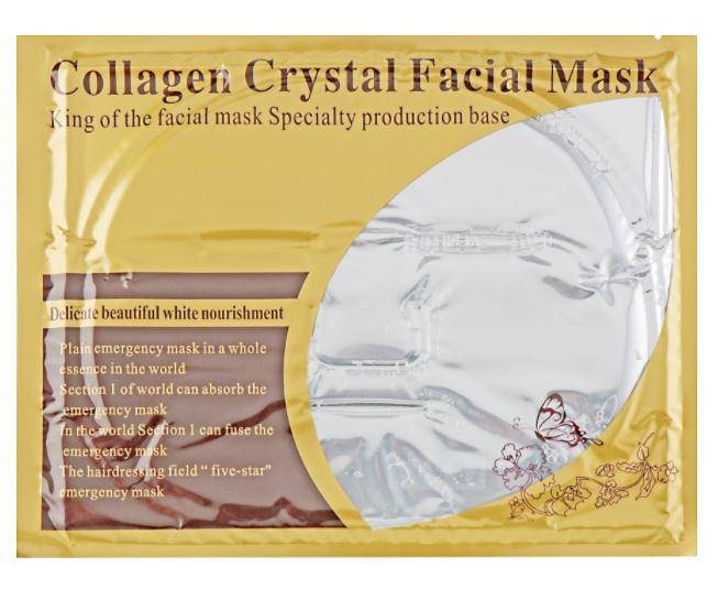 

Белая коллагеновая маска."Collagen Crystal Facial Mask"