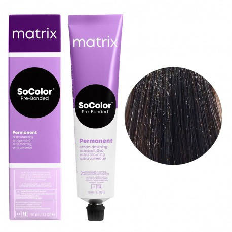

Стойкая крем краска для волос Matrix SOCOLOR.Pre-Bonded Extra Coverage 505N 90 мл