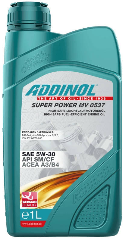 

Моторное масло ADDINOL 5W30 SUPER POWER MV0537 1l