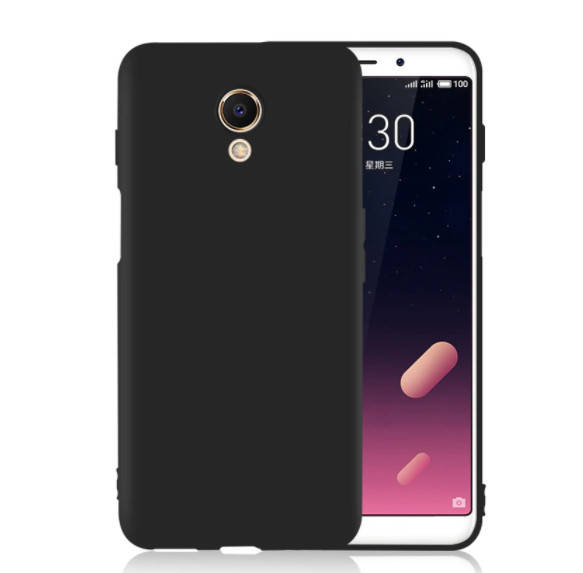 

Силиконовый чехол для Meizu M6s, Черный