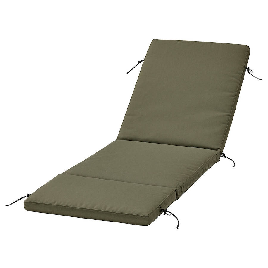 

IKEA FROSON Чехол на подушку шезлонга, внешний зеленый, 190x60 см (805.098.86), Зелёный