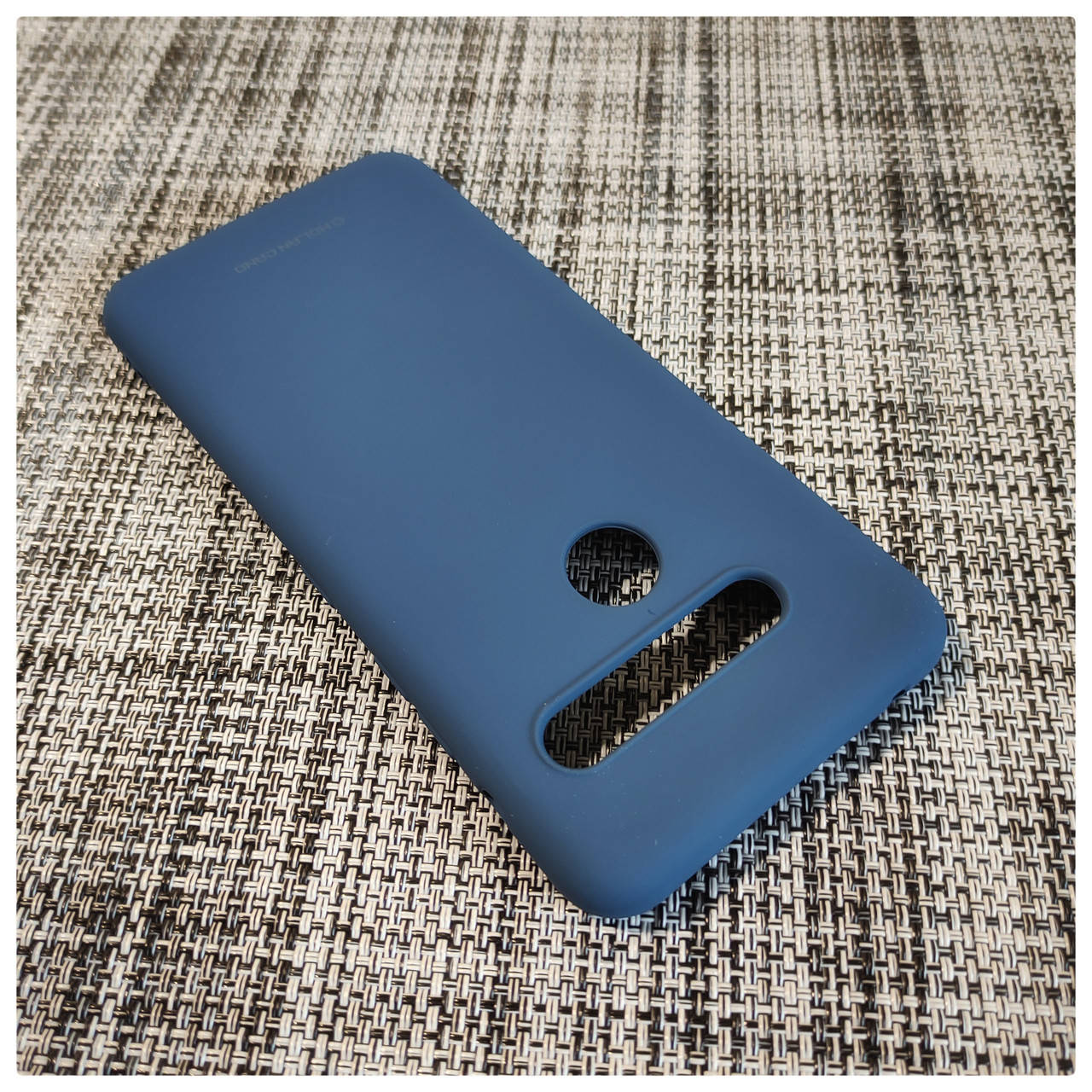 

Силиконовый чехол софт тач для Lg G8 Molan Cano СИНИЙ
