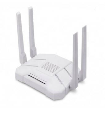 

WiFi роутер WE2426-B Гигабитный 2.4GHz/5.8GHz 1200Mbps антенны внешние: 2 *2.4G+2*5G 4 LAN+1 WAN+ US BF