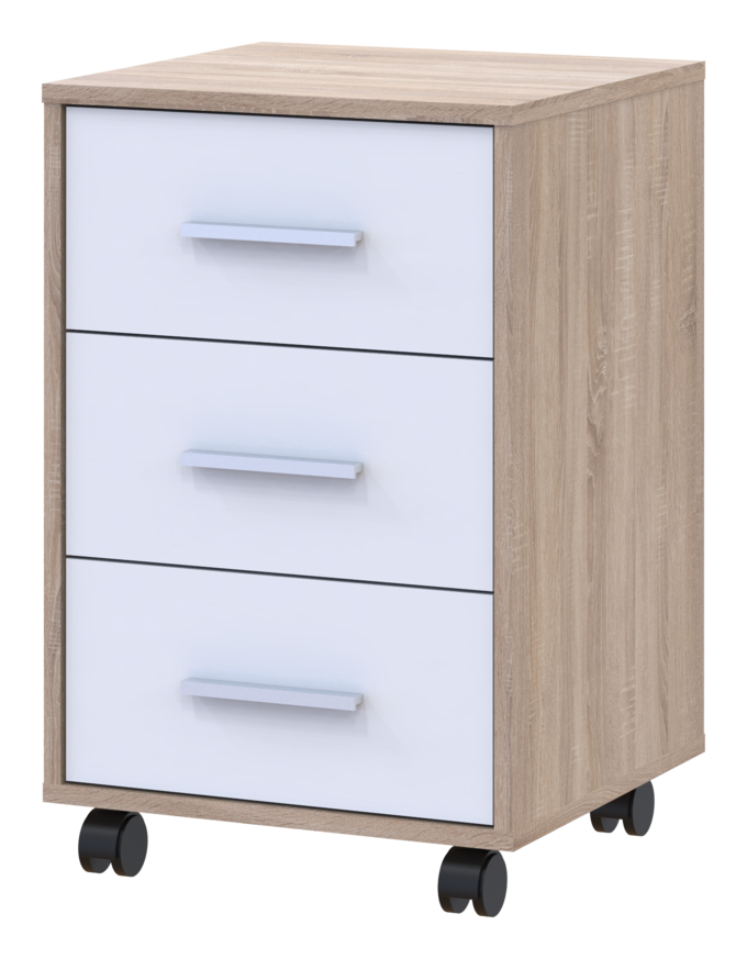 Тумба Doros Т3 Дуб сонома/Білий 43х42х66,4 (41902060)