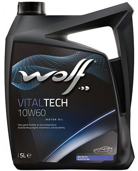 

Моторное масло WOLF VITALTECH 10W60 5л ( 8314926 )