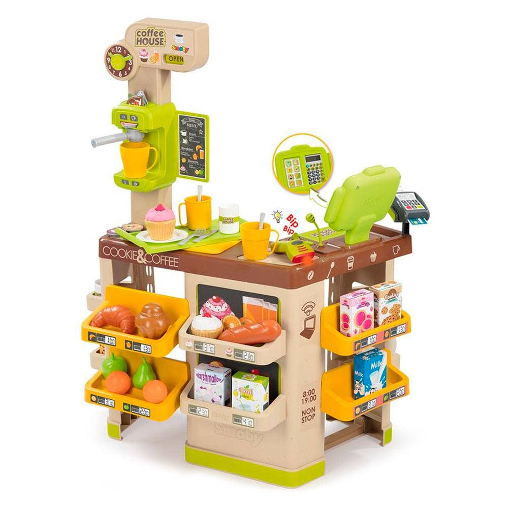 

Интерактивная кофейня Smoby Toys Coffee House со звуковыми эффектами и аксессуарами (350214)