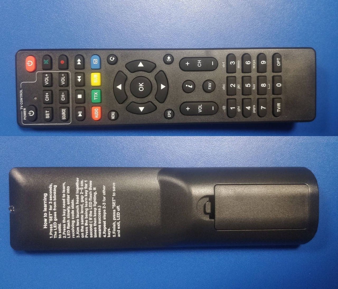 

Пульт для тюнера Виасат Viasat (SRT 7600, 7602 , УТБ, Xtra TVBox Verimatrix), Черный