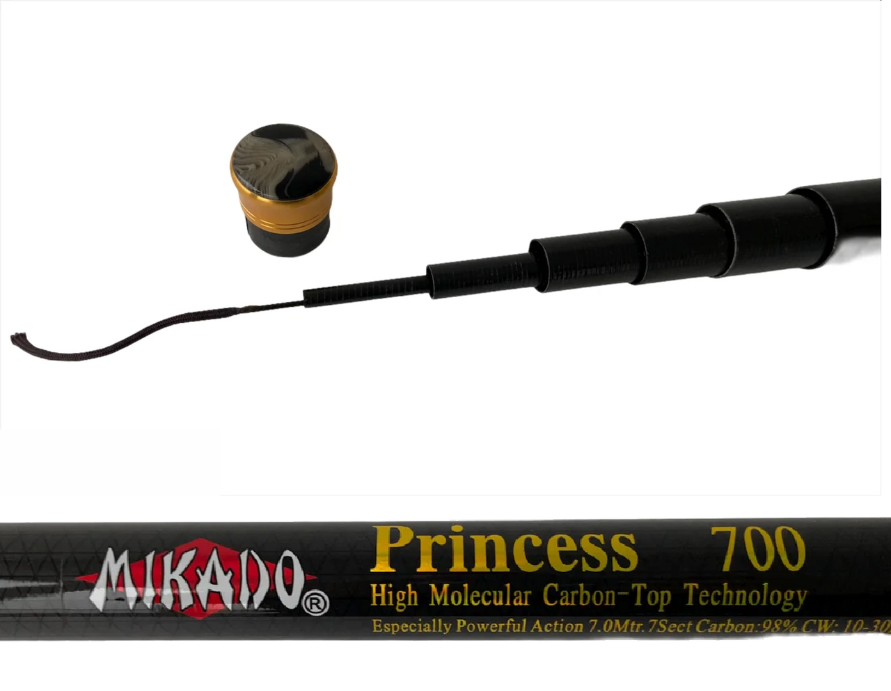 

Удочка маховая 6м MIKADO Princess Carbon без колец