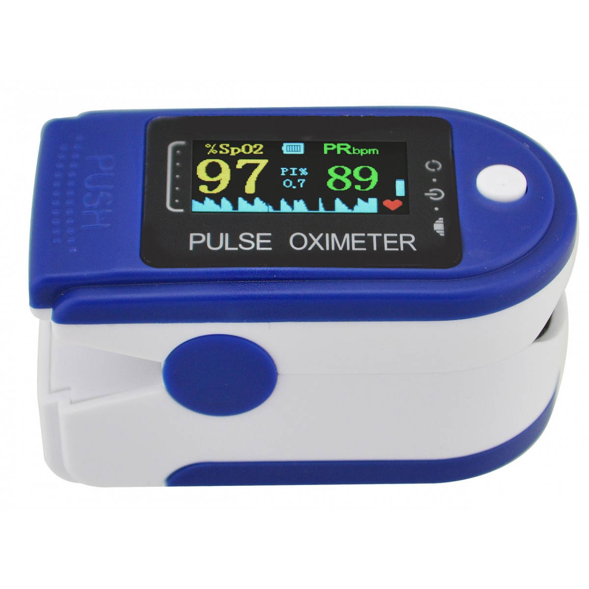 

Пульсоксиметр Fingertip Pulse Oximeter AB-88, Белый