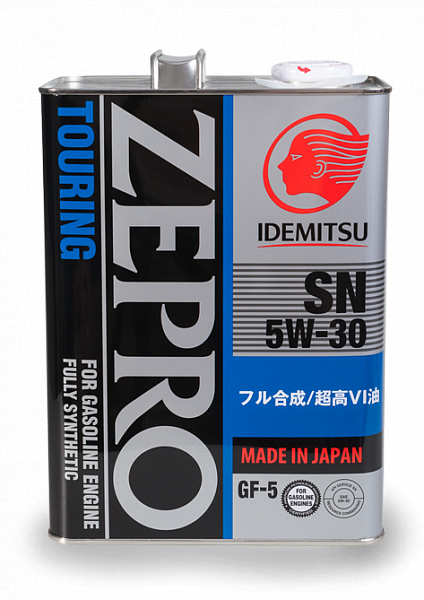 

Масло моторное IDEMITSU ZEPRO Touring 5W-30 (4 литра, металл)