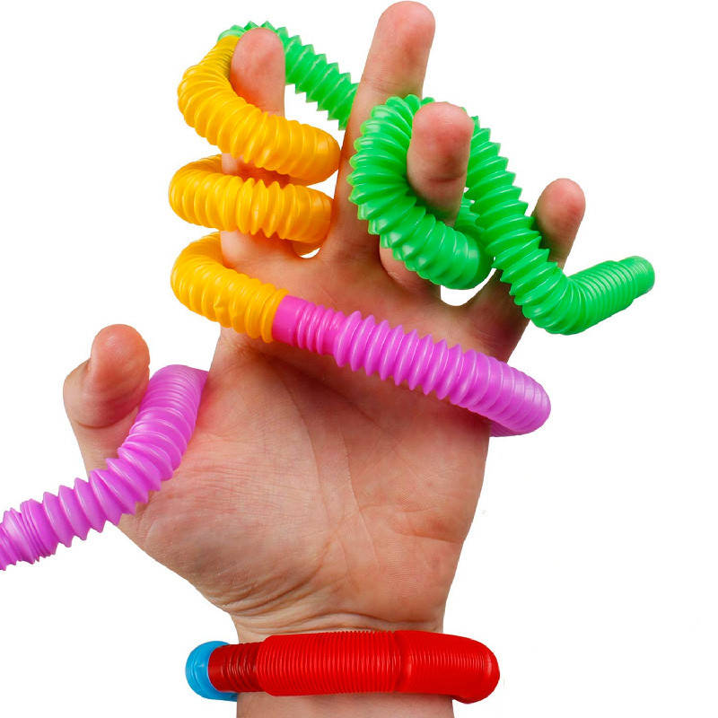 

Сенсорная игрушка антистресс Neon Pop Tube 48284, микс цветов