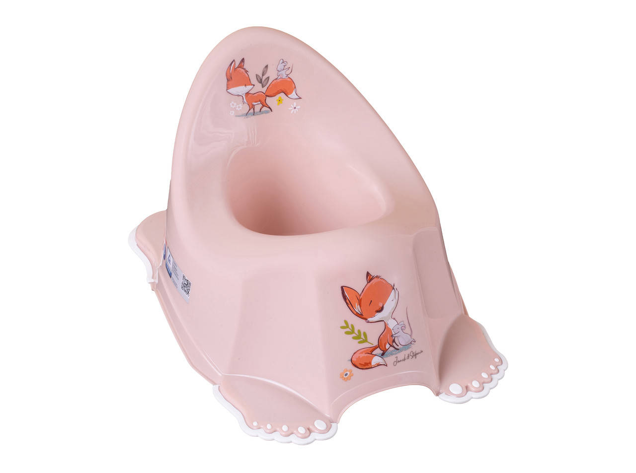 

Горшок музыкальный антискользящий Tega Baby "Лесная Сказка" серый Розовый