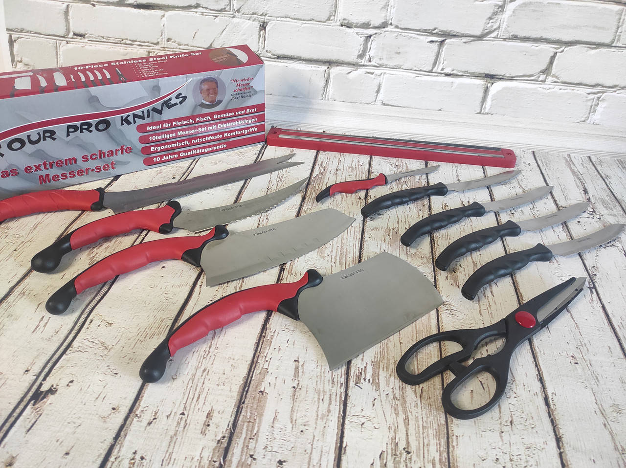 

Набор ножей Contour Pro с Магнитной рейкой 0202