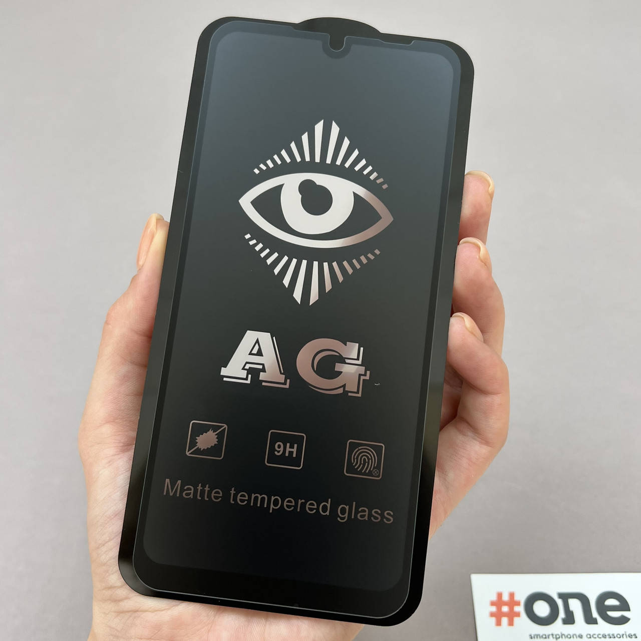 

Матовое стекло для Xiaomi Redmi Note 7 антибликовое стекло на телефон сяоми редми нот 7 черное MTT, Черный