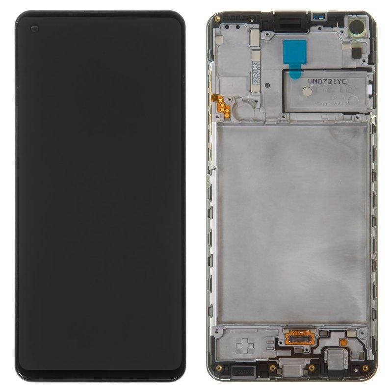 

Дисплей для Samsung A217 Galaxy A21s, чорний, з рамкою, Original (PRC)