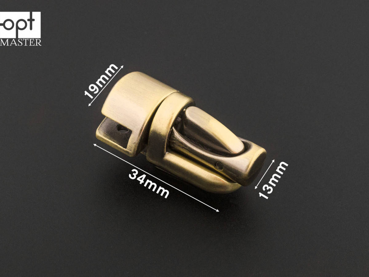 

Замок сумочный р. 19мм, антик (65-002)