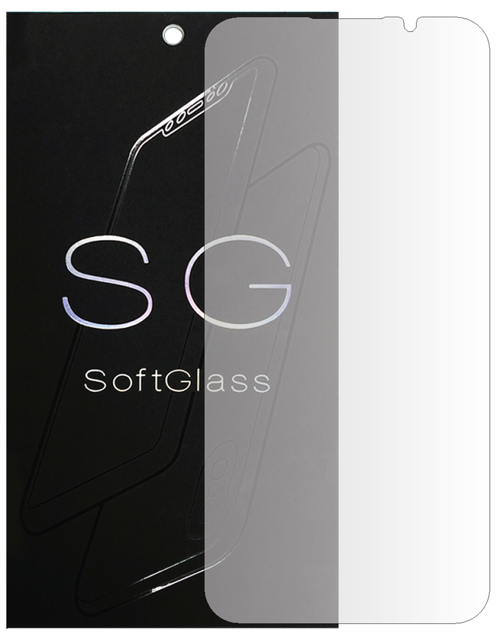 

Пленка Meizu 16 на Экран полиуретановая SoftGlass, Прозрачный