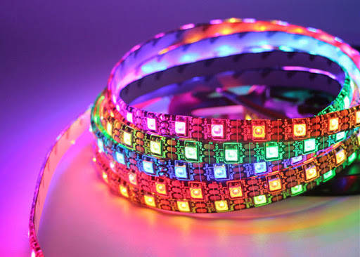 

Пиксельная светодиодная лента "Digital RGB" 5050 60 LED/m, RGB RW 1LED IP65 WS2812 PIXEL STRIP SMD5050, Черный