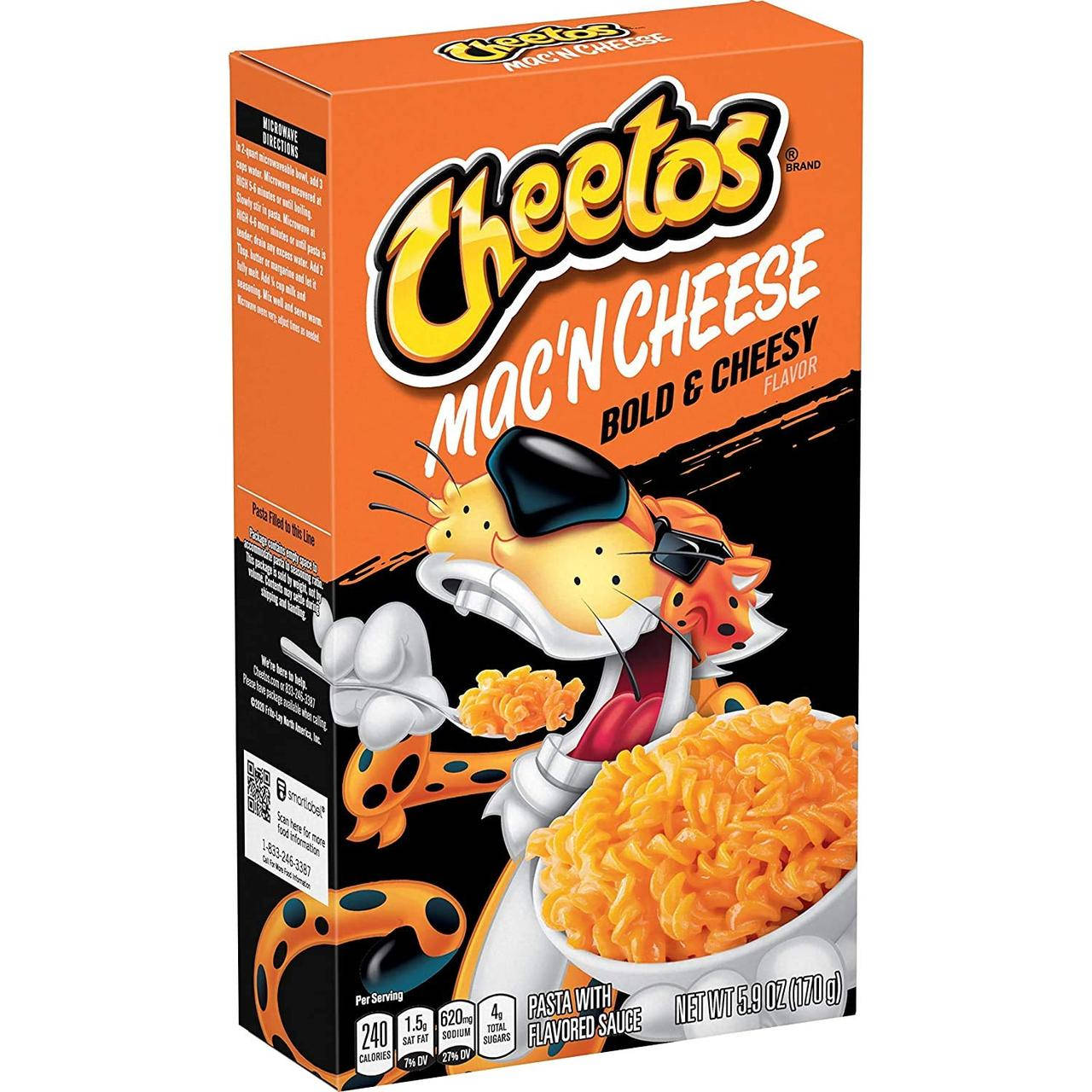 

Макароны с сыром Cheetos Mac'n Cheese - Bold & Cheesy Flavor 170g