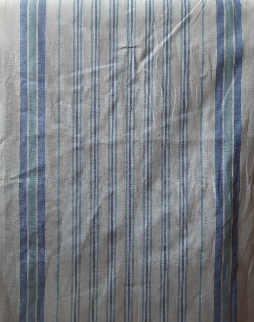 

Ткань льняная для полотенец ш.50 Полоска голубая, Голубой