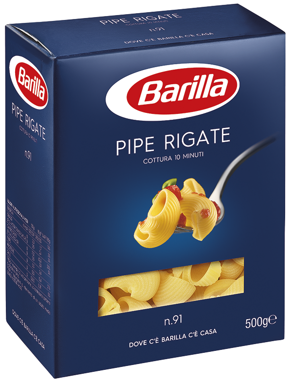 

Макароны BARILLA Pipe Rigate №91 500г, 12шт/ящ