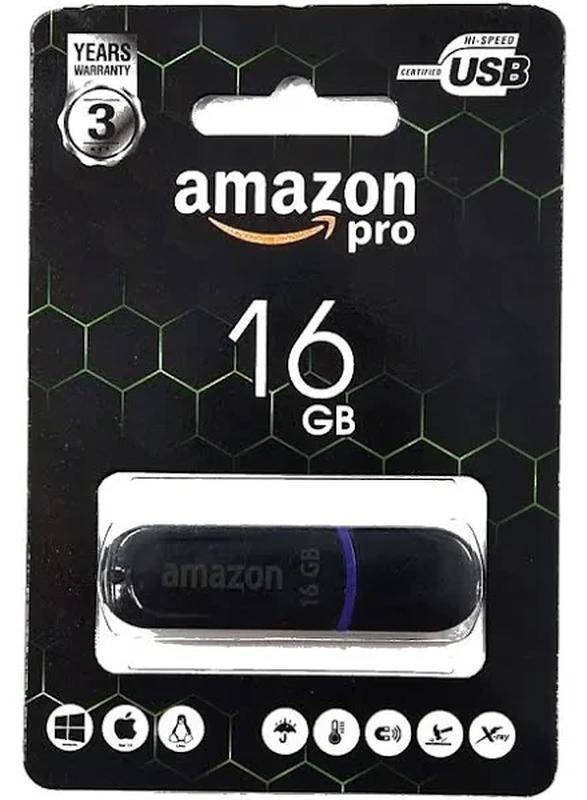 

Флеш накопитель USB 16Gb Amazon pro JET флешка (пластик), Черный