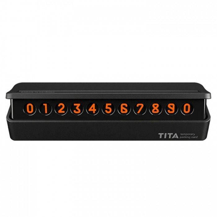

Временная карта парковки Temporary Parking Card Black, Черный