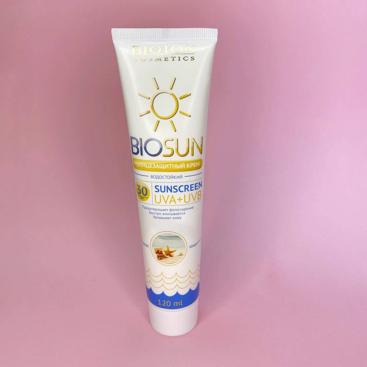

Солнцезащитный крем SPF 30 Bioton Cosmetics BioSun 120 мл