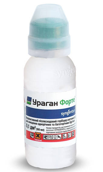 

Ураган Форте гербицид 100 мл, Syngenta
