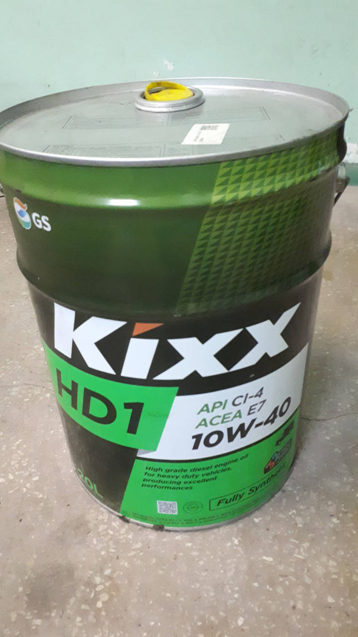 

Масло моторное синтетика KIXX Diesel HD 10W-40 20л CL-4/SL