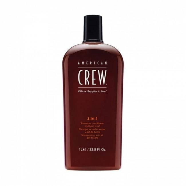 

Шампунь (3 в 1) American Crew Shampoo, Conditioner and Body Wash, 1000 мл