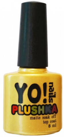 

Топ матовый Plushka, YO Nails, 8мл.