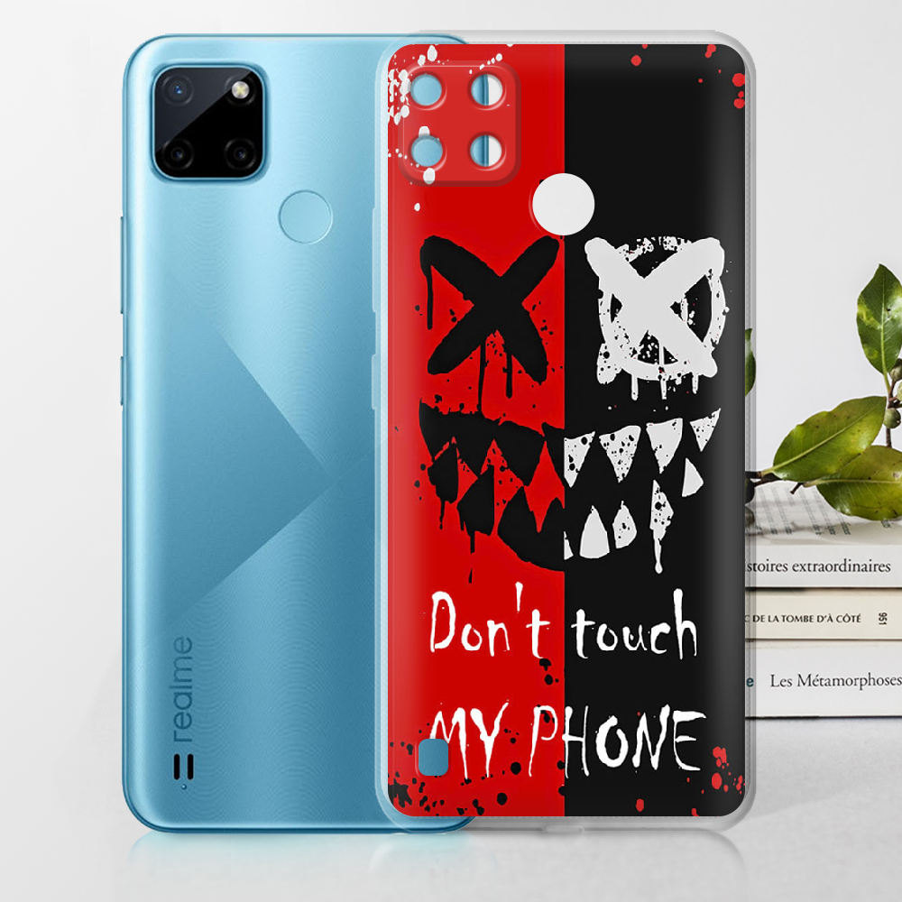 

Чехол Ultra Clear Realme C21Y Bad Smile, Прозрачный