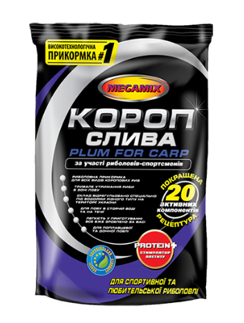 

Прикормка "Сливовий короп " 900 гр (Megamix)