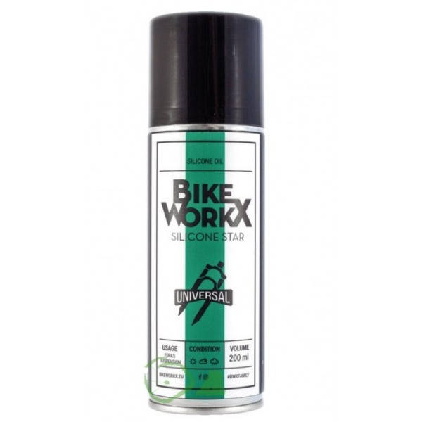 

Силикон-спрей BikeWorkX Silicone Star 200 мл