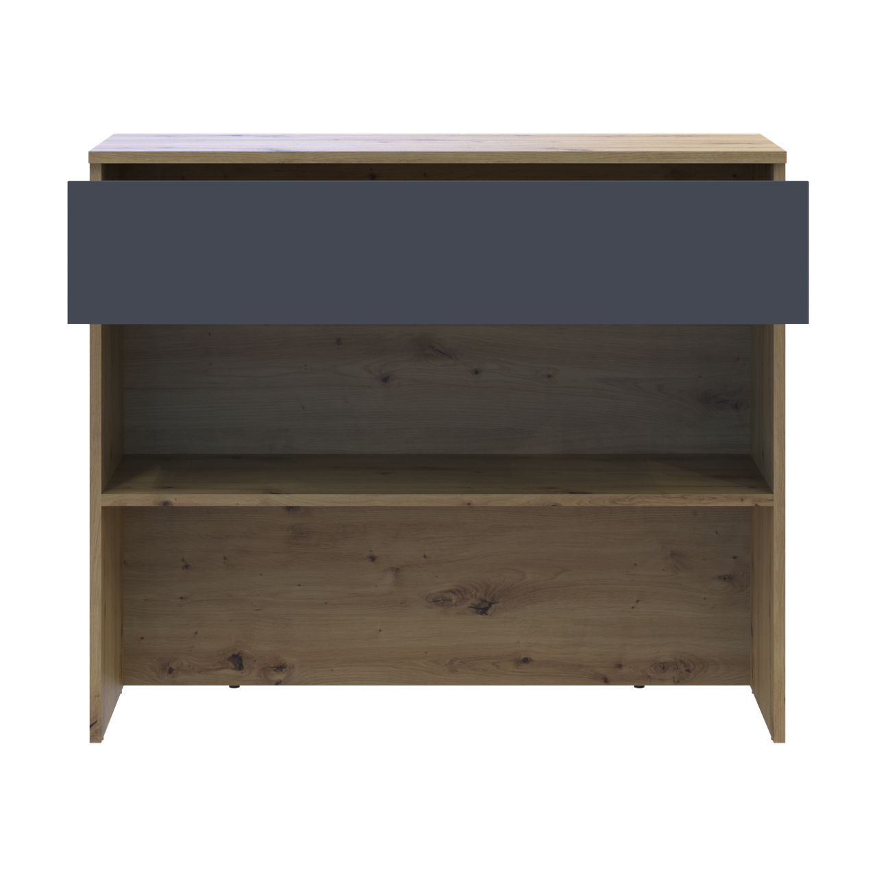 Тумба для взуття Doros Спліт Дуб Артізан/Графіт ДСП 94х39х80 (41901271) 5