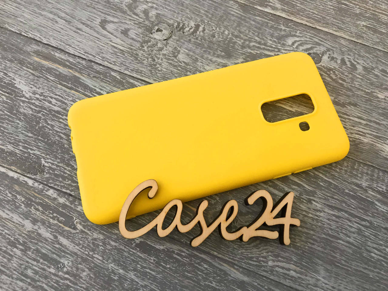

TPU чехол накладка Candy для Samsung Galaxy A6 2018 (6 цветов) желтый