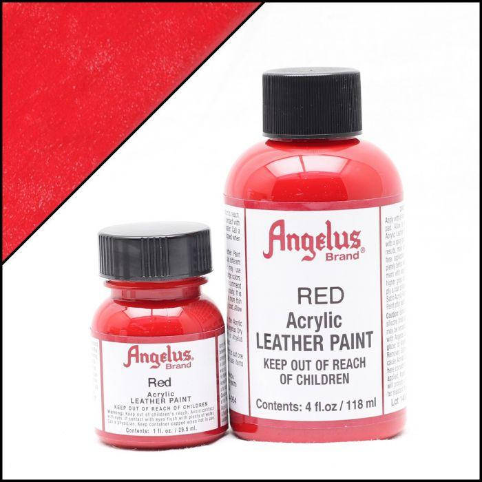 

Краска для кожи Angelus Red (красный)