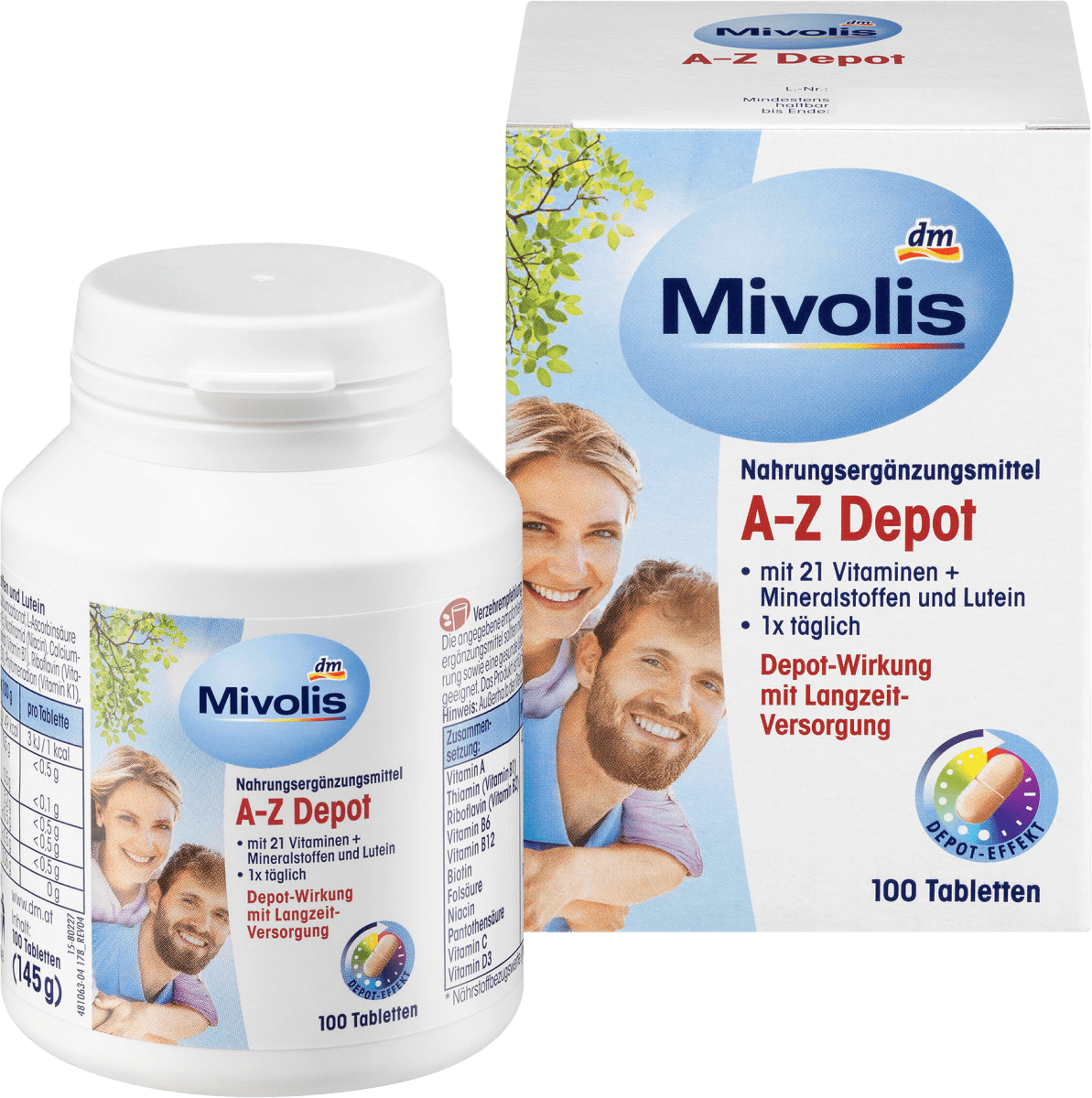 

Биологически активная добавка Mivolis A-Z Depot, 100 шт.