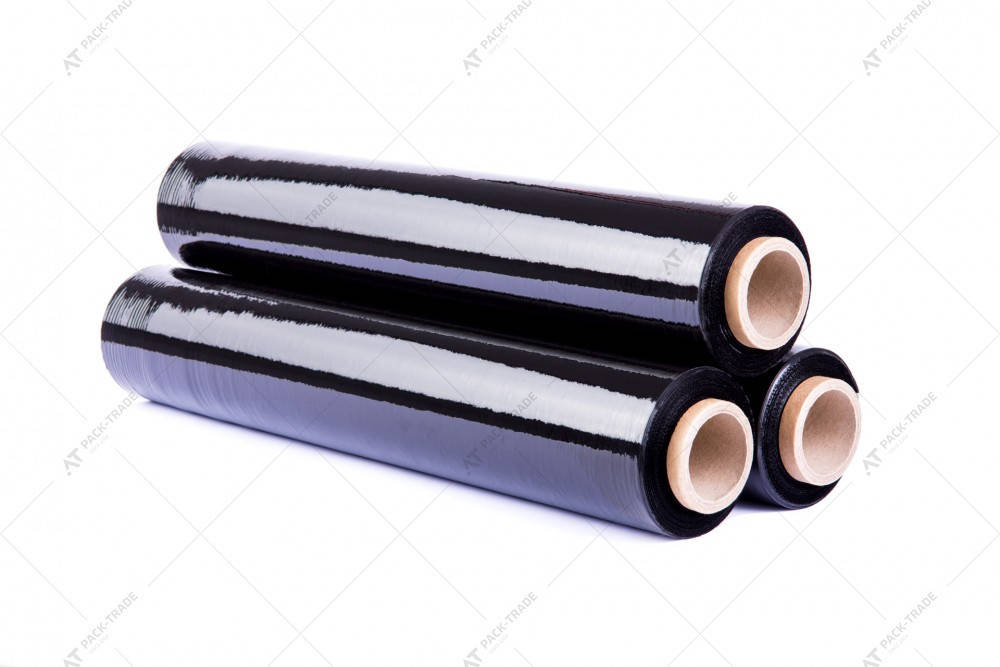 

Стрейч плівка чорного кольору 23мкм 250м