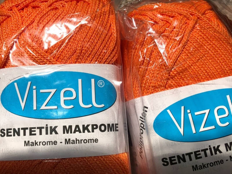

Пряжа Macrame-Oranj Vizell