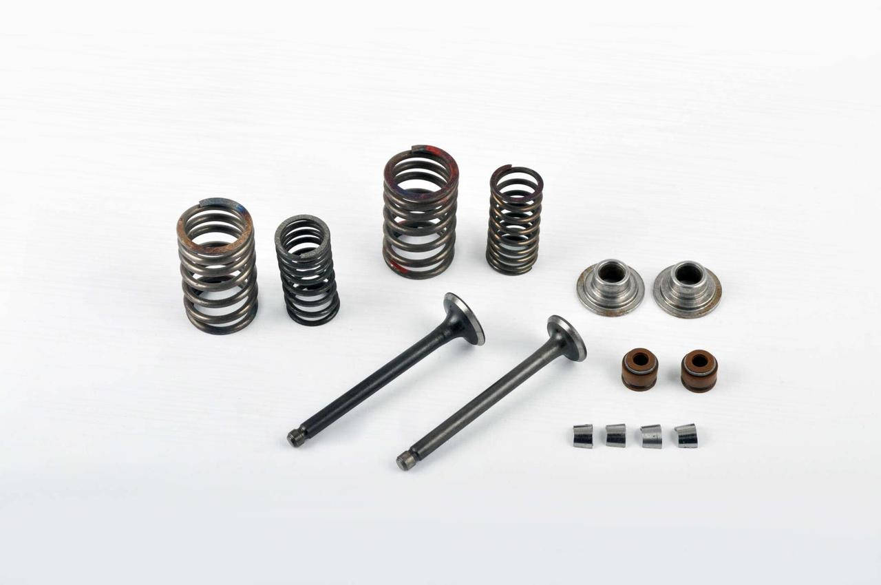 

Клапаны (пара, в сборе) 4T на Китайский скутер 50 (L-64.3mm)