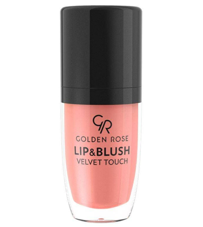 

Блеск для губ и румяна 2 в 1 Golden Rose Lip & Blush Velvet Touch № 02