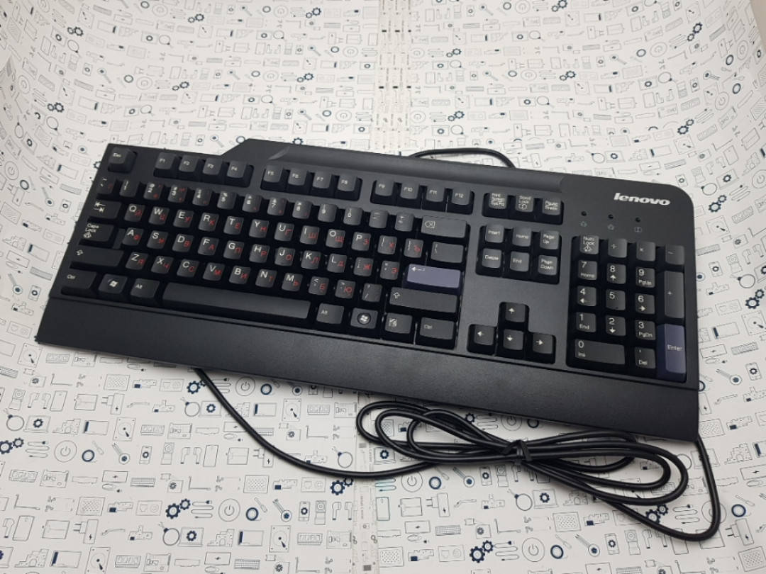 

Клавиатура USB Lenovo SK-8825 Сервисный оригинал 41A5318 новый, Разные цвета