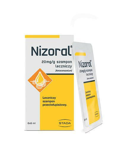 

NIZORAL (Низорал) Лечебный шампунь против перхоти 6x - 6ml / Кетоконазол