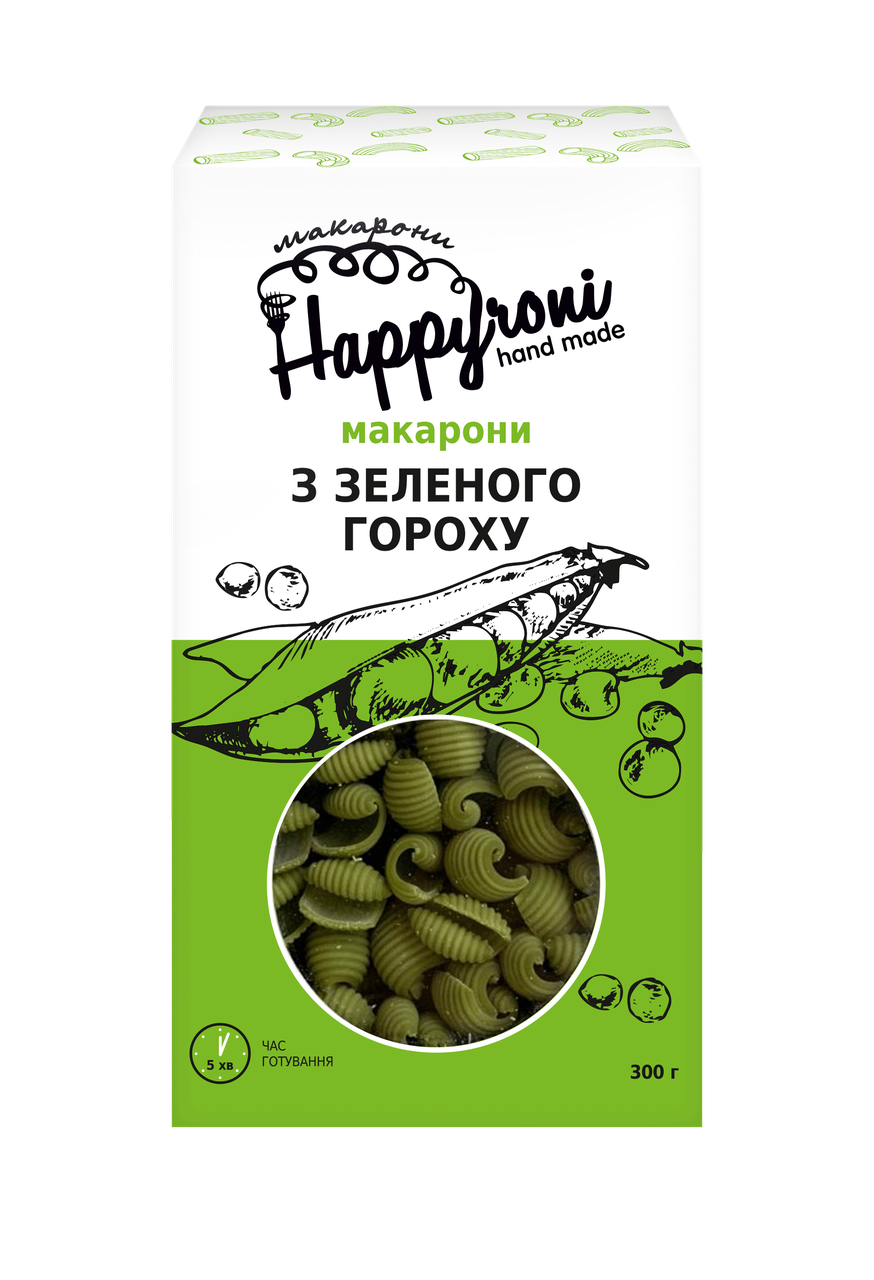 

Ракушки из зеленого гороха 300гр