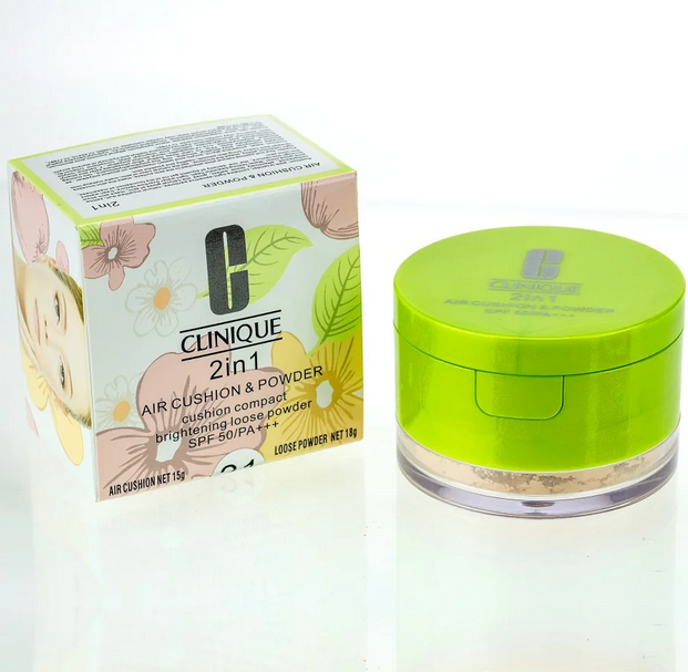

Пудра clinique + тональная основа (кушон) 2 в 1
