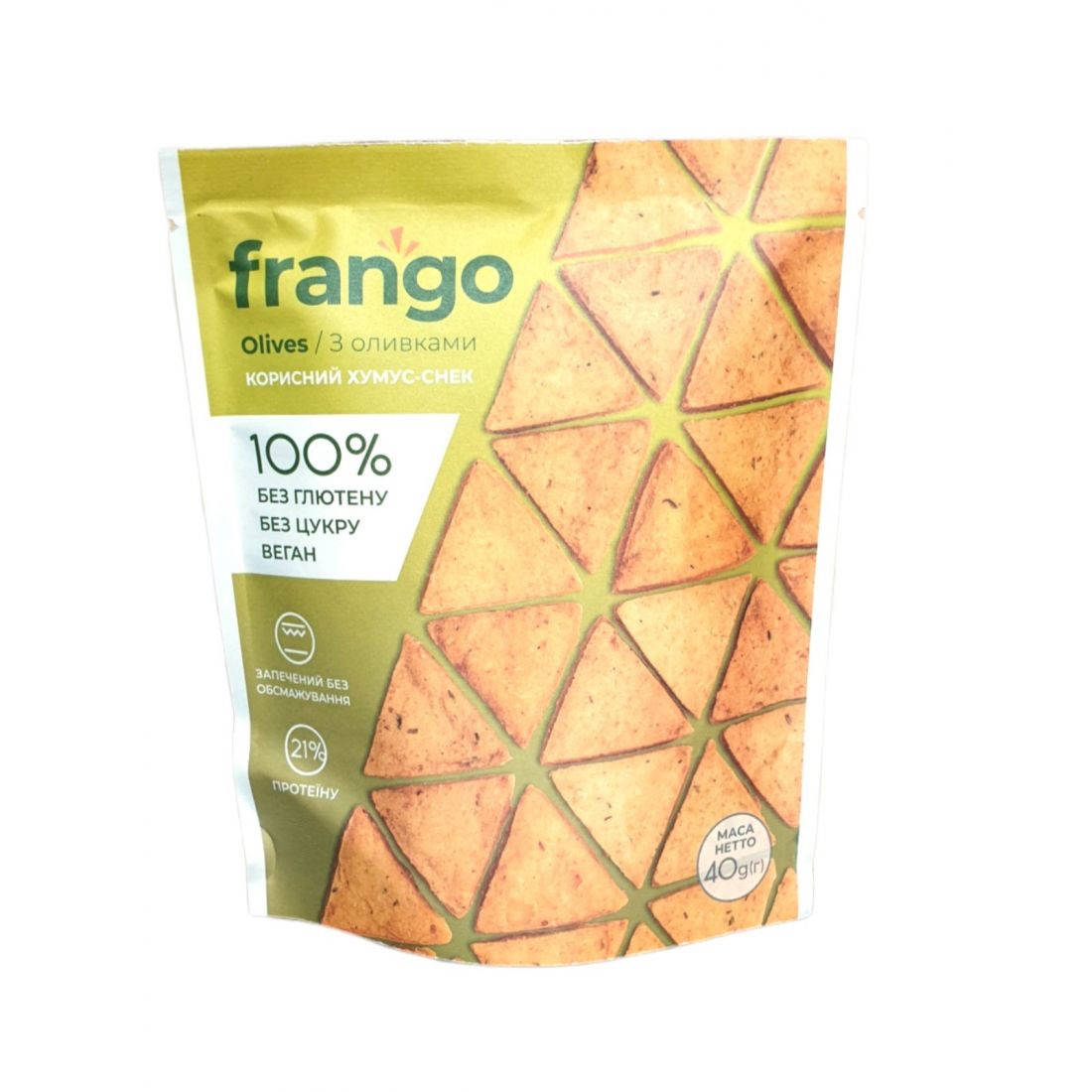 

Хумус снек оливки 40г Frango