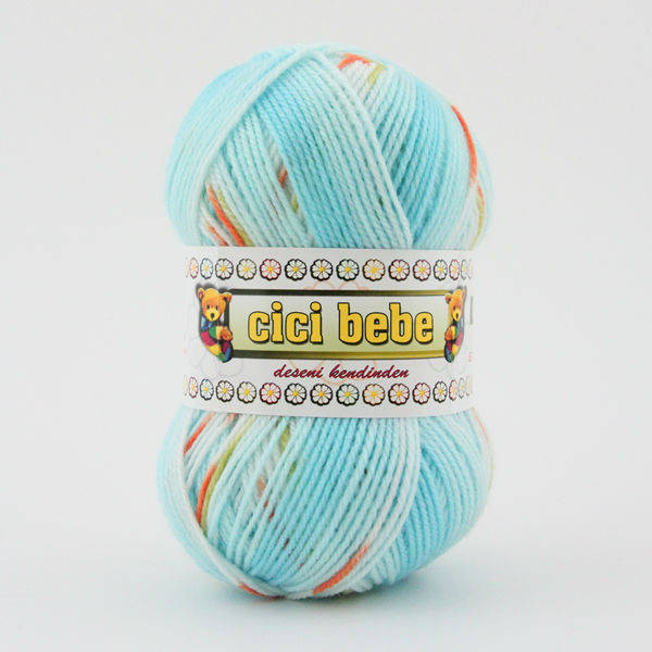 

Пряжа Cicibebe "59507" Детская Акриловая Пряжа Меланж